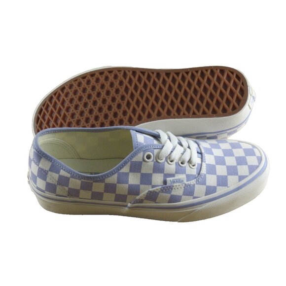 Vans Authentic Women's Lilac Purple White Checkerboard Canvas shoes Size 8 NIB - Picture 3 of 7